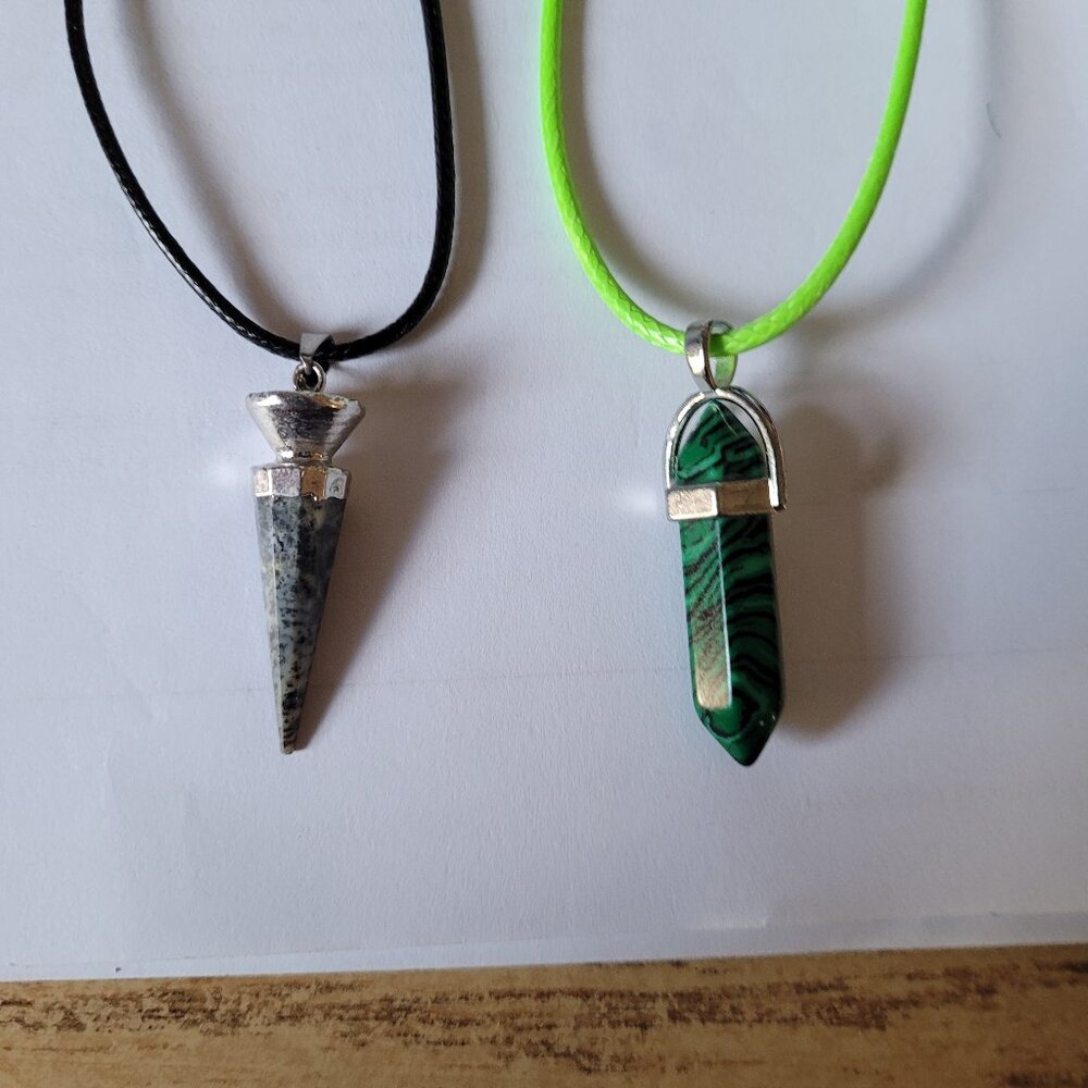 Pendant and Hexagon Natural Stone Pendant